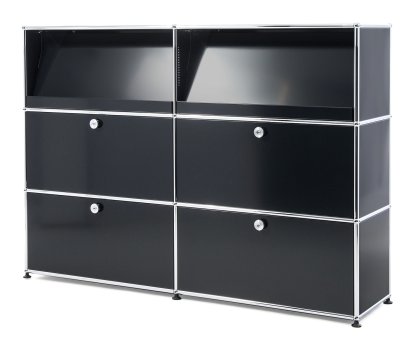 USM Haller Highboard L with Angled Shelves