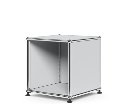 USM Haller Waiting Room Table, H 35 x W 35 x D 35 cm, USM matte silver
