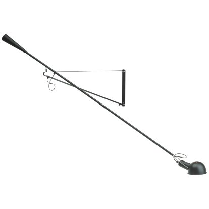 265 Wall light, 205 cm, Black