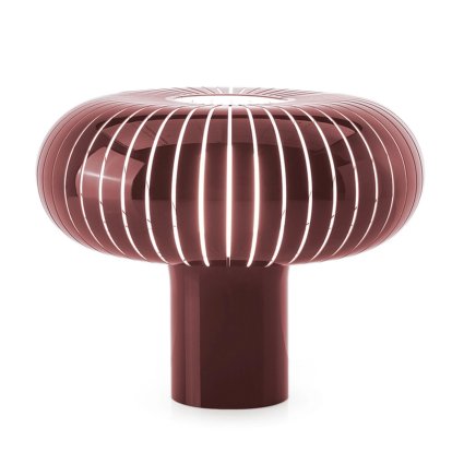 Teresa Table Lamp, Burgundy