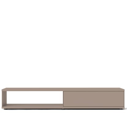 Flow Q Lowboard, 200 cm, 33,6 cm (drawer), Rosewood