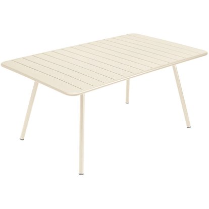 Luxembourg Garden Table, 165 x 100 cm, Beige Latte