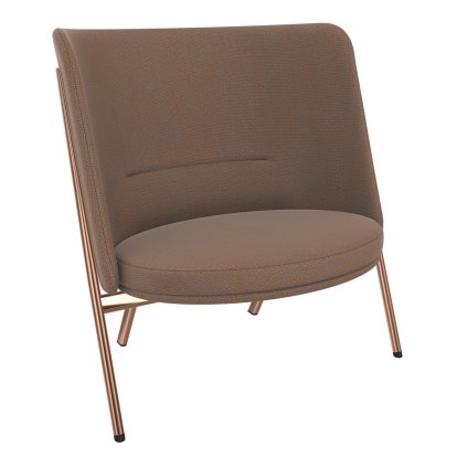D70 Lounge Chair, Fabric Arco - jade, Copper