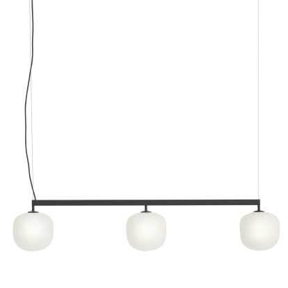 Rime Rail Pendant Light, Black