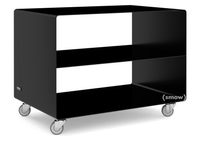 Trolley R 103, Self-coloured, Deep black (RAL 9005), Industrial castors