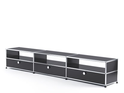 USM Haller HiFi-Lowboard, Anthracite RAL 7016