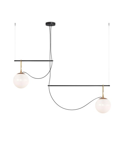 NH S1 / S2 / S3 Pendant Lamp, Model S3, Ø14 cm, 2 arms