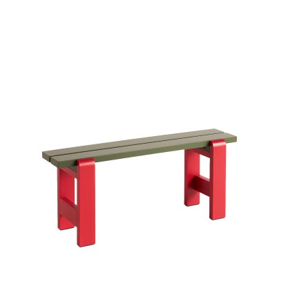 Weekday Bench Duo, Wine red / Olive