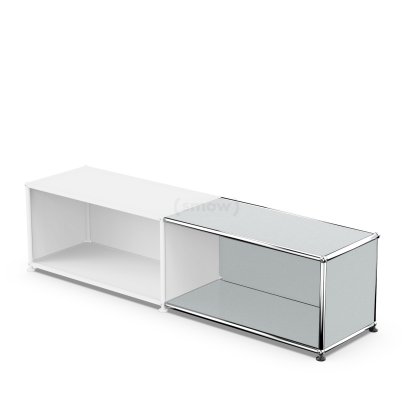 USM Haller Extension Kit Horizontal 1, USM matte silver, 35 cm