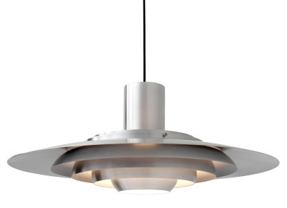 P376 Pendant Lamp, KF2 (Ø 70 cm), Aluminium