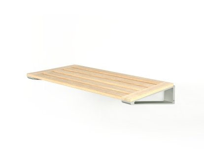 Knax Shoe Rack, Shoe Rack 6 (60 cm), Oak oiled, Grey