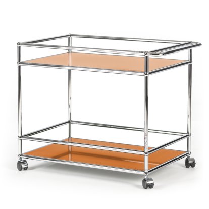 USM Haller Bar Trolley Type 2, Pure orange RAL 2004