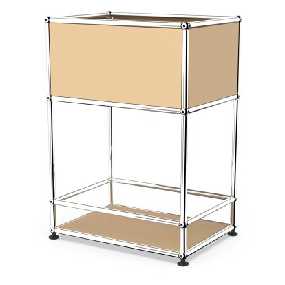 USM Haller Bar Sideboard Type 2, USM beige, Adjustable feet