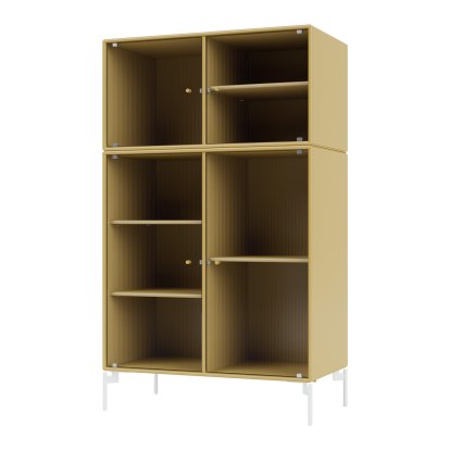 Ripple III Display Cabinet, Cumin