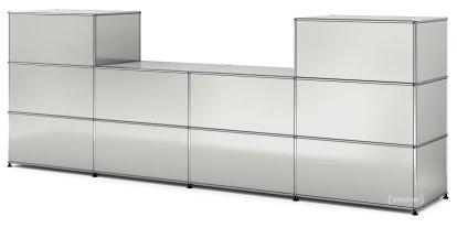 USM Haller Counter Type 3, Light grey RAL 7035, 50 cm