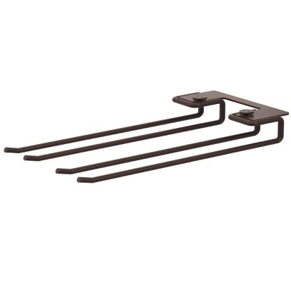 String System Hanger Rack (Set of 2), W 13,5 x H 3 x D 30 cm, Dark brown