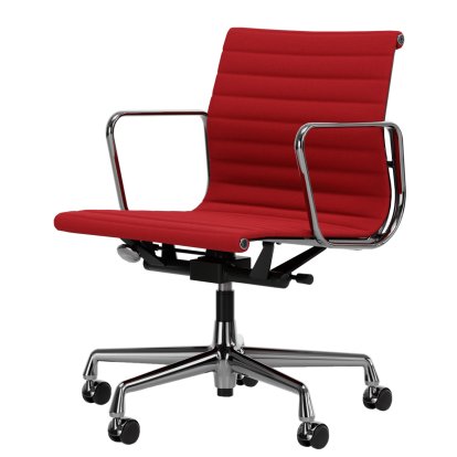 Aluminium Group EA 117, Chrome-plated, Hopsak, Red / poppy red