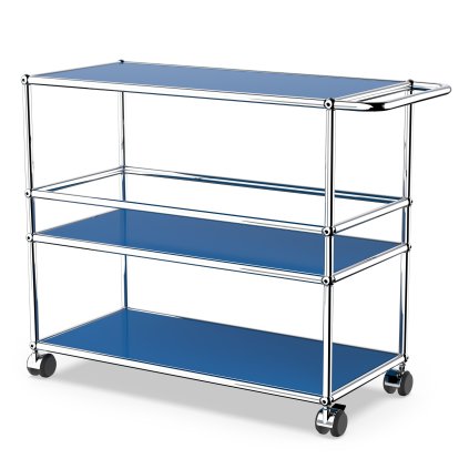 USM Haller Bar Trolley Type 3, Gentian blue RAL 5010