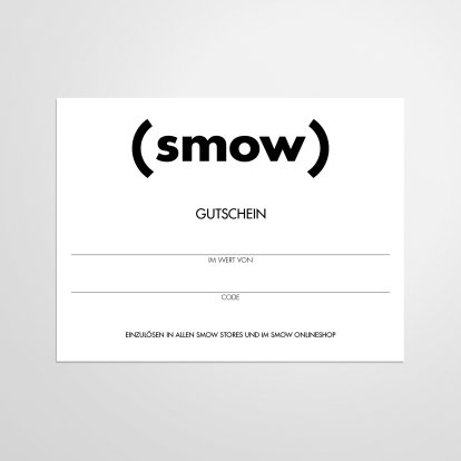 smow Gift Certificate, 100 EUR, PDF voucher via e-mail, German