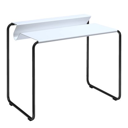 PS07 Secretary, Signal white (RAL 9003), Without desk pad, Deep black (RAL 9005)