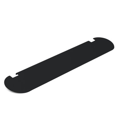 Moon TV shelf, Charcoal