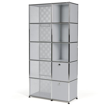 USM Haller wardrobe type 3, USM matte silver