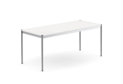 USM Haller Table, 175 x 75 cm, MDF (USM colours), Pure white RAL 9010