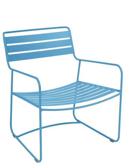 Surprising Low Armchair, Maya blue