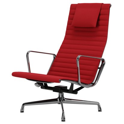 Aluminium Group EA 124, Chrome-plated, Hopsak, Red / poppy red