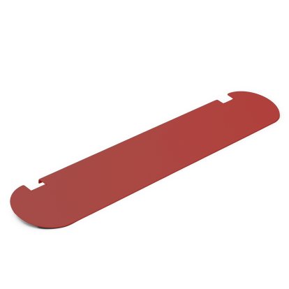 Moon TV shelf, Burning red