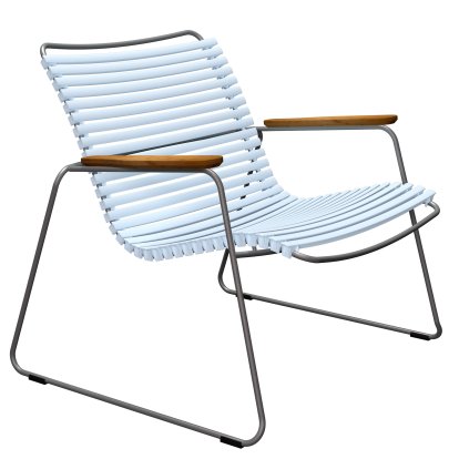Click Roomy Lounge Chair, Dusty light blue