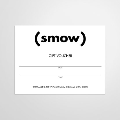 smow Gift Certificate, 200 EUR, PDF voucher via e-mail, English