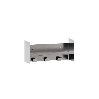 Pli Wall Shelf Slim Core Edition, 30 cm, With hooks