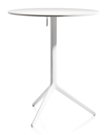 Central Outdoor Table, ø 60 cm, White