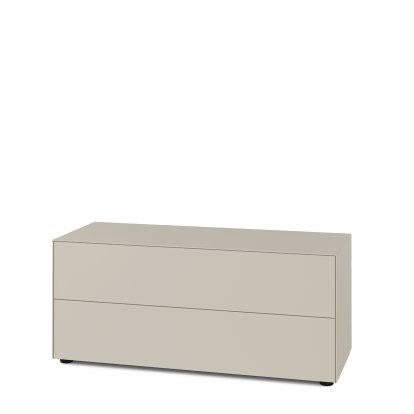 Nex Pur Box 2.0 with Drawers, 48 cm, H 50 cm (2 drawers) x B 120 cm, Silk
