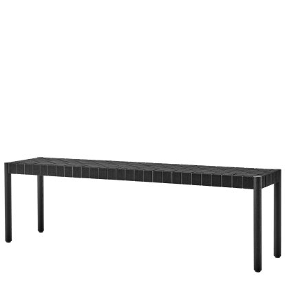 Betty TK4 / TK5 Bench, TK5, 157 cm, Black / black linen