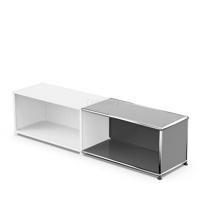 USM Haller Extension Kit Horizontal 1, Mid grey RAL 7005, 35 cm