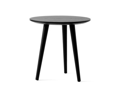 In Between SK13 / SK14 / SK15 Coffee Table, Ø 48 cm, Black lacquered oak