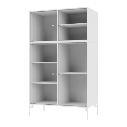 Ripple III Display Cabinet, New White