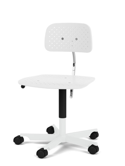 Kevi Air Swivel Chair, B / 50 - 63 cm, Snow