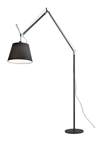 Tolomeo Mega Terra Floor Lamp LED, Fabric black, 32 cm