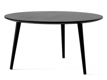 In Between SK13 / SK14 / SK15 Coffee Table, Ø 90 cm, Black lacquered oak