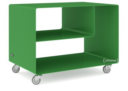 Trolley R 106, Self-coloured, May green (RAL 6017), Industrial castors