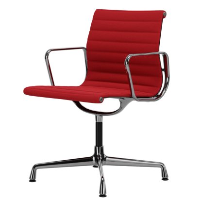 Aluminium Group EA 103 / EA 104, EA 103 - non-swivelling, Red / poppy red, Polished