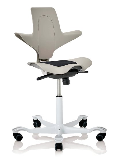 Capisco Puls 8010, Clay, Xtreme black, White