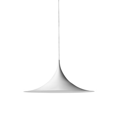 Semi Pendant Light, Ø 47 cm, White, matt