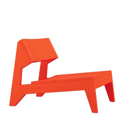 Schulz Lounge Chair, Luminous red ash