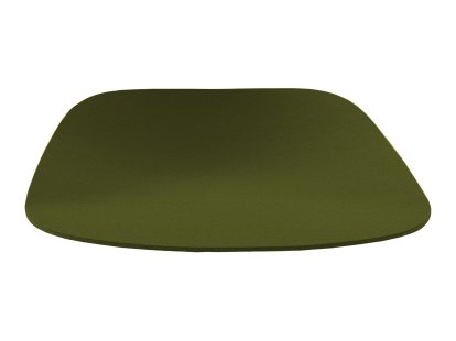 Seat Pad for Eames Armchairs, Without upholstery, Dark olive