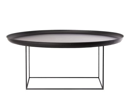 Duke, L (H 39/45 x Ø 90 cm), Earth black