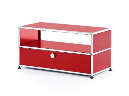 USM Haller TV-Bench, USM ruby red